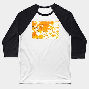 Yellow maple leaves in autumn season Baseball T-Shirt